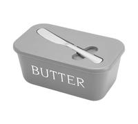 Butter Container, Cheese Storage, 6.57x3.82x2.91 Inches Airtight Cover, Built-In Cutter Design, Quality Countertop Holder for Cooking Prep, Serving Convenience, Fridge Organization