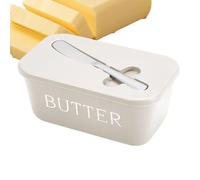 Butter Dish, Airtight Butter Box, 6.57x3.82in Cheese Storage Container, Built-in Cutter Design, Fridge Safe Material for Cooking, Serving, Camping, Refrigerator, Dining