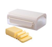 Butter Dish - Airtight Storage With Cutter | Modern Butter Tray And Cheese Container For Countertop, Refrigerator, RV, Farmhouse, Household, Restaurant, Commercial Use, And Party Serving