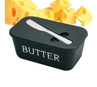 Butter Dish with Cutter, Airtight Butter Box, Adorable Cheese Containers, Cooking Butters Container for Serving, Camping, Fridge, and Counter Storage, 6.57x3.82x2.91 inches