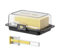 Butter Dish with Lid, Multifunctional Cheese Keeper and Butter Holder, Easy Scoop Unbreakable Tray for /East Coast Butter Storage, Countertop Butter Keeper Countertop Butter Storage