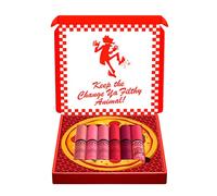 NYX Professional Makeup Home Alone Butter Gloss Pizza Vault, Pink and Red