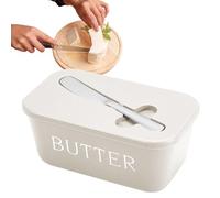 Butter Holder, Airtight Cheese Keeper, 6,57 x 3,82 x 2,91 pulgadas Built-in Slicing Cutter, Clear Locking Lid Design, Compact Food-Safe Container for Home Kitchen Baking Camping Farm Use