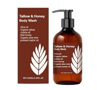Butter Honey Shower Gel - 100ml Shower Body Wash | Natural Moisturizing Bath Gel For Dry Skin, Nourishing Family Size Travel Soap For Men And Women, Refreshing Daily Cleanser Leaves Skin Hydrated