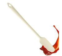 Butter Spatula Silicone - Long Handle Jar Spreader for Baking Preparation | Flexible Mixing Scraper with Narrow Reaching Design, Cream Blending Utensil for Buffet Cooking Kitchen Use