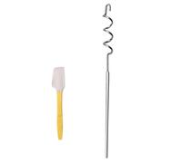 Butter Stirring Tool - Manual Mixing Gadget With Ergonomic Handle | Portable Mixer Device For peanutz Almond Cashew Paste, Practical Household Utensil For Spreading Honey, Chocolate, Dressings, Sauces
