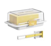 Butter Storage - Countertop Butter Dish, Countertop Butters Airtight Dish With Lid | Unbreakable Cheese Keeper, Easy Scoop Butters Keeper Tray With Spreader For Home Kitchen