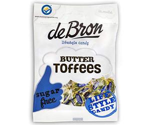 Butter Toffees - Butterffees cremosos y sin azúcar, perfectos para un capricho dulce y sin culpa - Compatible con de Bron - 70 g