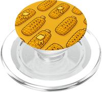 Buttered Corn Cobs Summer BBQ Cookout Vibes PopSockets PopGrip para MagSafe