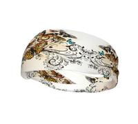 Butterflies 1 Cinturón a prueba de sudor para hombres y mujeres, diademas, deportes, fitness, correr y ciclismo.