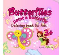 Butterflies: A fun and colorful butterfly coloring book for children aged 3 and up, perfect for sparking creativity and imagination.