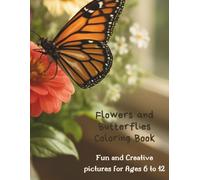 Butterflies and Flowers Coloring Book
