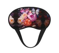 Butterflies and Fresh Bush - Antifaz opaca para dormir con diseño de banda elástica que se adapta a todas las formas de cabeza, ideal para viajes, oficina y trabajo por turnos