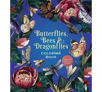Butterflies, Bees & Dragonflies Coloring Book: Over 100 Pages to Color! (Chartwell Coloring Books)