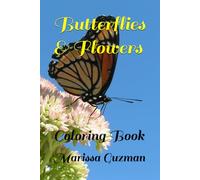 Butterflies & Flowers: Coloring Book