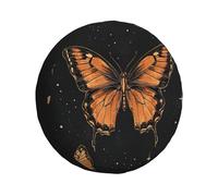 Butterflies On The Planet - Cubierta de neumático de repuesto, impermeable, a prueba de polvo, ajuste universal para remolque, caravana, SUV, camión, cámper, 15 pulgadas