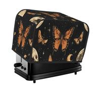 Butterflies On The Planet - Cubierta para tostadora de 2 rebanadas de cocina, para electrodomésticos pequeños, con bolsillos, protección contra el polvo y las huellas dactilares