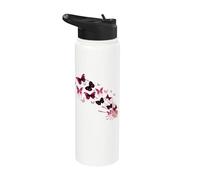 Butterflies Painted CollectionButterfly Lovers Stainless Steel Insulated Water Bottle
