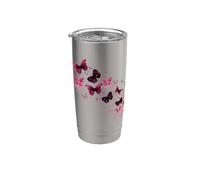 Butterflies Painted CollectionButterfly Lovers Vaso térmico de acero inoxidable de doble pared