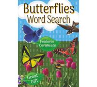 Butterflies Word Search Book: Butterfly-Themed Word Find Puzzle Book | 7x10 inch, 116 pages, 50+ Fun Puzzles | Great Gift for Butterly Enthusiast's & Nature Lover's