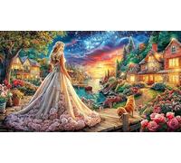 Butterfly-Among-Roses-and-Hearts Puzzle Adultos 1000 Piezas Juego desafiante Educativo Papel Reciclado para relajación y Creatividad 70x50/1000pcs