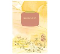 Butterfly Bullet Notebook 100 Page For Girls