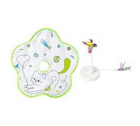 Butterfly Cat Toy | Interactive Cat Wand Toy, Rotating Butterfly Teaser