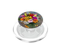 Butterfly Cell Phone Button Pop Up Holder Floral Rose Flower PopSockets PopGrip para MagSafe