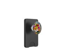 Butterfly Cell Phone Button Pop Up Holder Floral Rose Flower PopSockets PopWallet para MagSafe