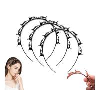 Butterfly Clip Headband for Women, Women Girls Fashion Hair Accessories, Professional Curly Hair Weave Bangs Clip, Fashion Hair Clip Styling Accessory Tools (3Pcs Black, Standard)