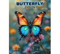 Butterfly Coloring Book: Beautiful Wing Designs & Intricate Patterns for All Ages! (INSECTS COLORING BOOKS)