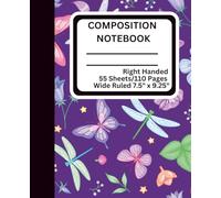 Butterfly Composition Notebook: Butterfly Lovers Notebook - Ideal for Students, Teachers & Journal Enthusiasts