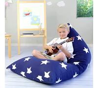 Butterfly Craze Funda para Silla de puf, Organizador Funcional de Juguetes para niños pequeños, Animales de Peluche para Crear una Tumbona Gigante y cómoda para niños o niñas, Lunares Rosas