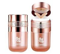 Butterfly Cushion BB Cream,Air Cushion CC Cream,Moisturizing Concealer Makeup Base Primer BB Liquid Foundation,for Any Skin Types (Mix 2pcs, 5cm)