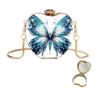 Butterfly D DIY Acrílico Love Diamond Art Painting Card Case | Kit de pintura de diamantes Estuche para tarjetas de embrague Cartera para adultos Mujeres Regalo para Hágalo usted mismo