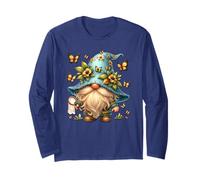Butterfly Dad GNOME with Floral Flower Hat For Spring Time Manga Larga