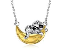 Butterfly Dragonfly Hummingbird Axolotl Bunny Cat Dog Frog Guinea Pig Turtle Highland Cow Horse Wolf Sloth Mermaid Phoenix Unorn Pendant Necklaces Animal Jewellery s for Women