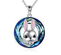 Butterfly Dragonfly Hummingbird Axolotl Bunny Cat Dog Frog Guinea Pig Turtle Highland Cow Horse Wolf Sloth Mermaid Phoenix Unorn Pendant Necklaces Animal Jewellery s for Women