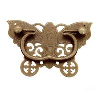 Butterfly Drawer Handles 90x60mm Solid Copper Antique | Solid Copper Construction, Antique Finish, Elegant Butterfly Style, Fits Dressers Cabinets Drawers, Includes Mounting Screws
