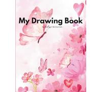 Butterfly - Drawing pad for girls, kids, preschoolers, toddlers: Large Blank Paper Sketch pad journal for doodling, scribbling, colouring, sketching, painting and drawing practice, 120 pages