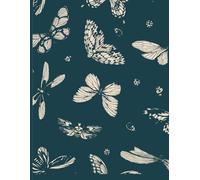 Butterfly Dream Journal: Elegant 8.5+11 Lined Notebook With Vintage Insect Illustrations-200 Pages for Writing, Journaling, Note Taking & Creativity