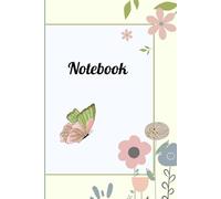 Butterfly Dreams - Elegant Lined Notebook for School and Writing, 6x9 inches, 100 Pages