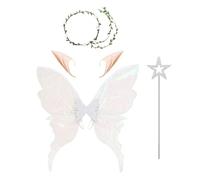 Butterfly Fairy Costume, Halloween Butterfly Wings, Character Role Challenges, Elegant & Design, Immersive Holiday Outfit for Fancy Balls, Stage Performances, Drama, Kids, Adults, Parties