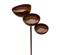 Butterfly Feeder - 3 niveles Rustproof Iron Rain Catcher Bird Bath | Rain Catcher Butterfly Feeder for Outdoor Garden Yard Pathway Driveway Patio Lawn Grassland Porch
