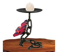 Butterfly Hanging Iron Candlestick Decorative Tealight Display Stand