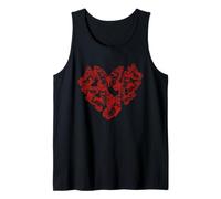 Butterfly Heart Design For Valentine's Day Vibes Camiseta sin Mangas