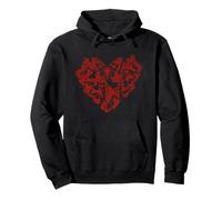 Butterfly Heart Design For Valentine's Day Vibes Sudadera con Capucha