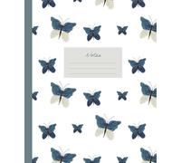 Butterfly Journal - Notebook for Writing, Sketching, and Planning: Hand Drawn Watercolor Style Themed Notebook with Blank Pages for Everyday Creativity, Reflection, and Organization