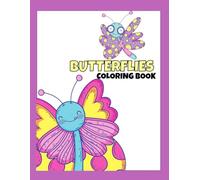 Butterfly kids coloring book: Positive affirmations