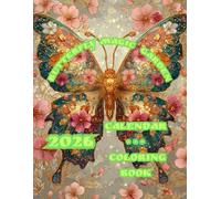 Butterfly Magic Garden 2026: Calendar + ++ Coloring Book